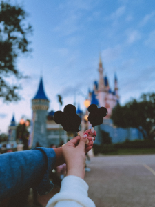 Paletas con forma de Mickey